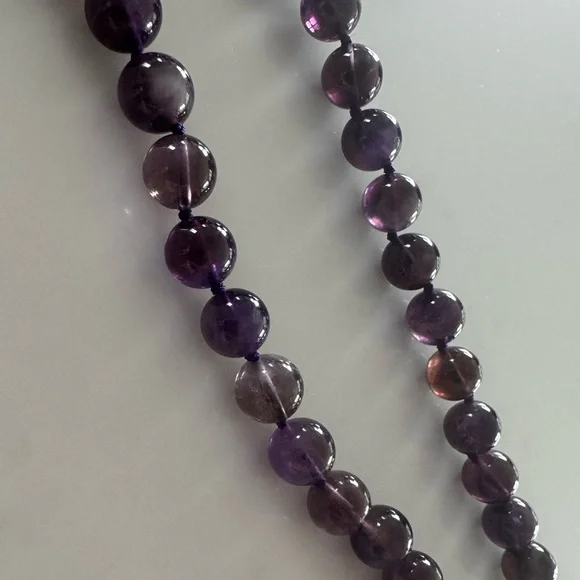 NWOT Tuckernuck Amethyst Heart Necklace - Picture 4 of 7
